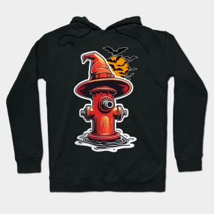 Fire Hydrant Costume a Witch Funny Lazy Halloween Ideas Hoodie